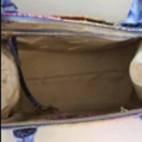 NWT Brahmin Small Caroline Satchel Magic Ombre Melbourne Leather Bag NWT - Picture 11 of 11